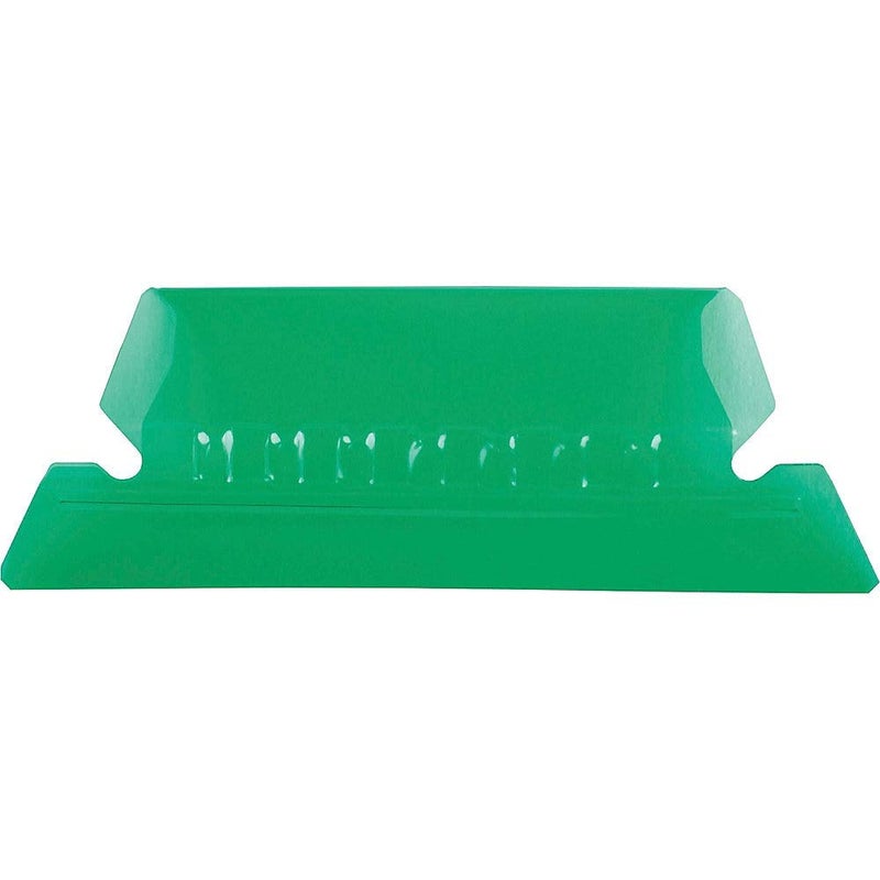 Pendaflex Hanging Folder Tabs, 2"", Clear Green, 25 Tabs and Inserts per Pack (42 GRE) - Image 1